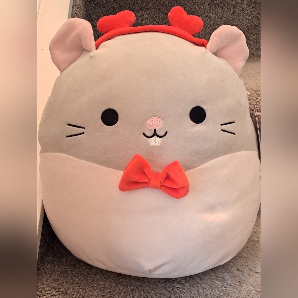 Brand New "Rusty" The Rat 14 Squishmallow